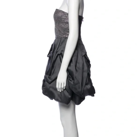 Alice + Olivia Silk Crystal Dress - Picture 2 of 4